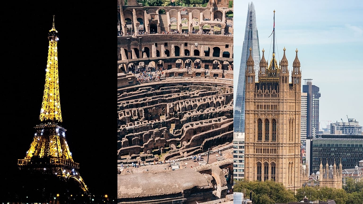 What unifies Paris, Rome, and London?