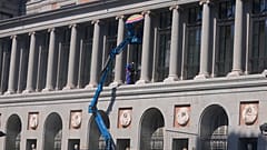 Die Polizei verhandelte von außen mit den Eingeschlossenen im Prado-Museum