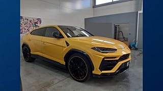 Several luxury cars were confiscated after police raids.