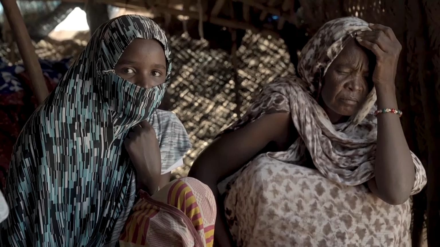 Sahelian woman and girl