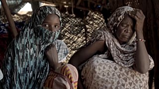 Sahelian woman and girl