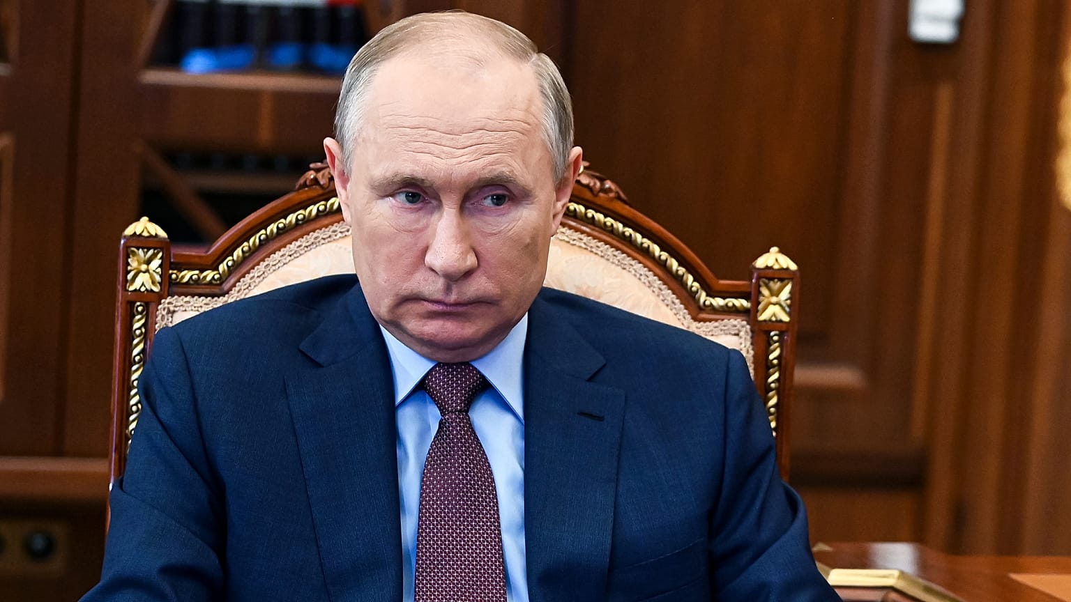 Vladimir Poutine, président de la Russie, le 18 octobre 2021