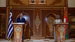 Συνάντηση ΥΠΕΞ Ν. Δένδια με ΥΠΕΞ του Ομάν, Sayyid Badr bin Hamad bin Hamood Al Βusaidi 