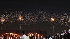 ألعاب نارية خلال افتتاح 