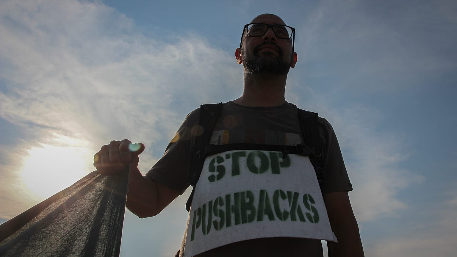 File photo - Protest for migrants pushbacks