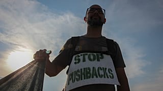 File photo - Protest for migrants pushbacks