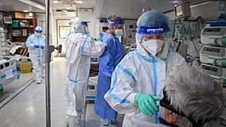 A mobile intensive care unit of the "Pneumophysiology Institute Prof Dr Marius Nasta" in Bucharest