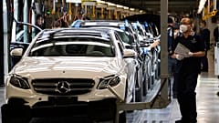 Une usine Mercedes, à Pékin, Chine, le 13 mai 2020