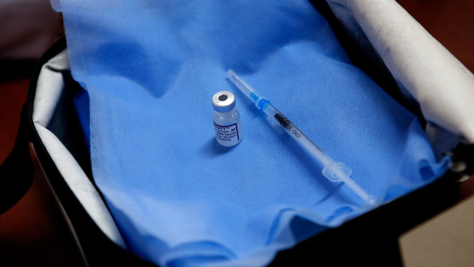 A Pfizer/BionTech COVID-19 vaccine