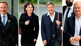 Spitzen der Parteien vor Gesprächen in Berlin