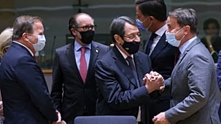 Die Regierungschefs Schwedens, Österreichs, der Niederlande, Zyperns und Luxemburgs