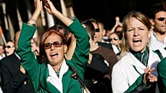 Ex-Alitalia staff protest against ITA takeover