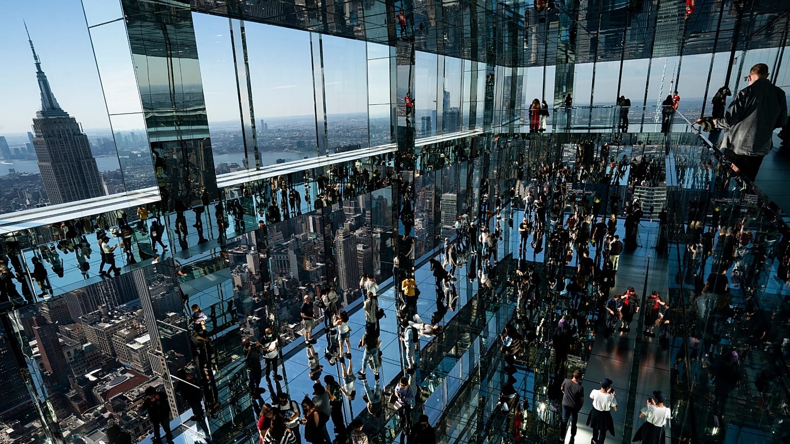Inside the observation deck of One Vanderbilt