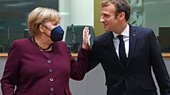 Nicht immer waren sie sich einig: Angela Merkel und Emmanuel Macron beim letzten EU-Gipfel der deutschen Regierungschefin in Brüssel.