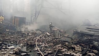 Tűz a Rjazanyi területen egy lőszer üzemben 270 kilométerre Moszkvától 