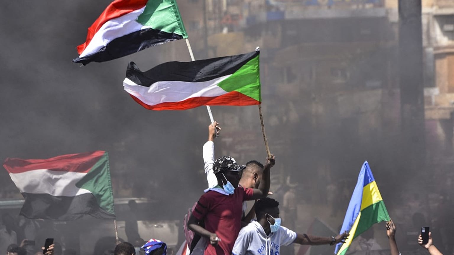 Manifestazione per un governo dei civili a Khartoum 