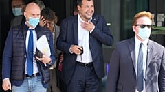 Marteo Salvini vor der Gerichtsverhandlung in Palermo