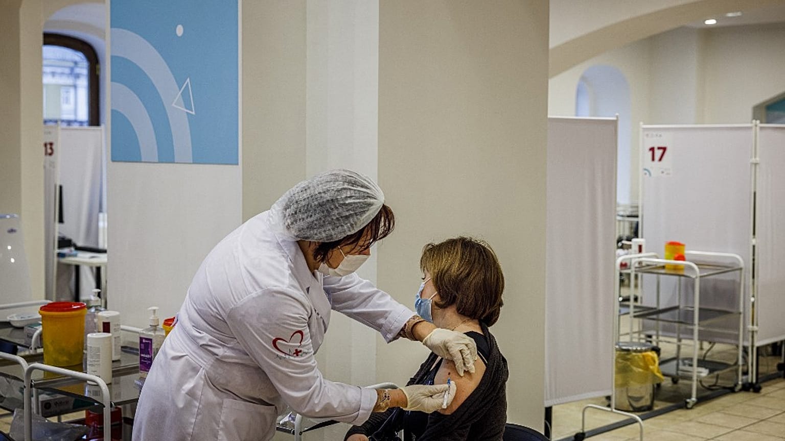 Centro di vaccinazione in Russia