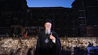 Fener Rum Patriği Bartholomeos, Büyükada Rum Yetimhanesi'nde (Arşiv)