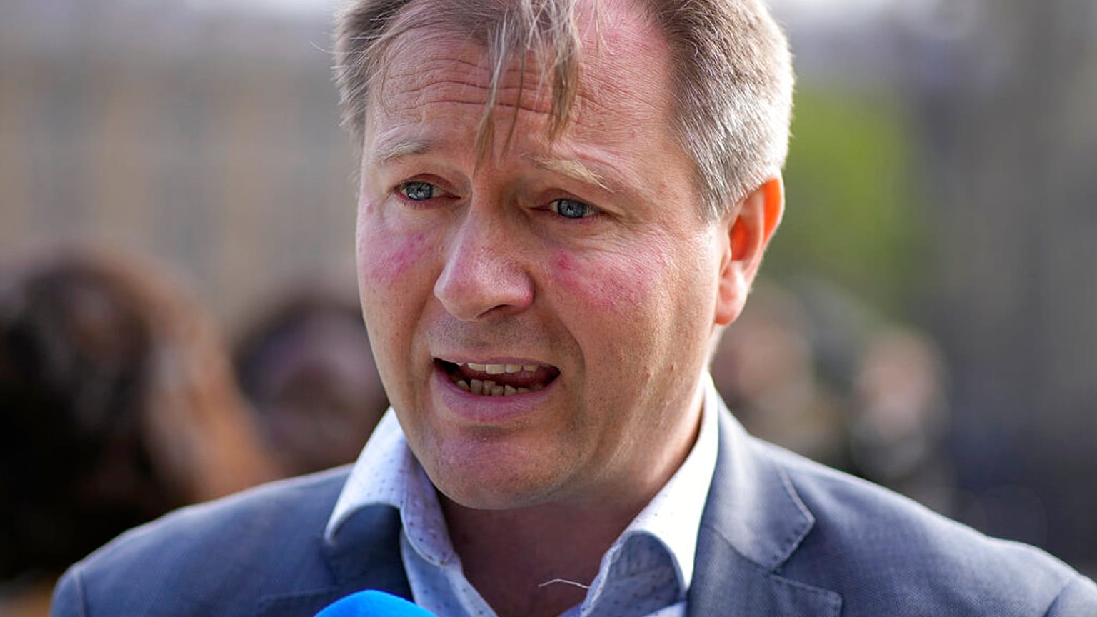 Richard Ratcliffe mari de Nazanin Zaghari-Radcliffe, Londres, 23 septembre 2021