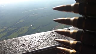 Imagen de la región del Urabá tomada desde un helicóptero de combate del Ejército colombiano