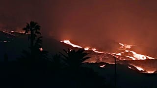 Volcán Cumbre Vieja en La Palma