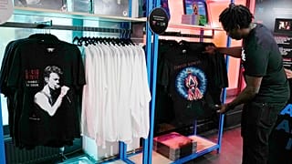 Pop-up Store anlässlich des 75. Geburtstages von David Bowie (8.1.2022)  in London 