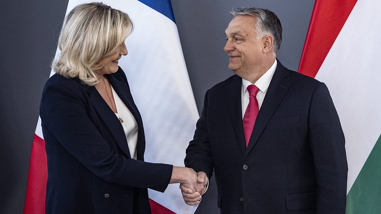 Orbán Viktor fogadta Marine Le Pent - Budapest, 2021. október 26.