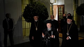 Patrik Bartholomeos, basına kapalı gerçekleşen görüşmenin ardından Beyaz Saray'daki gazetecilere açıklamalarda bulundu
