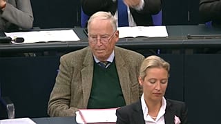 Alexander Gauland und Alice Weidel bei konstituierender Sitzung des neuen Bundestags