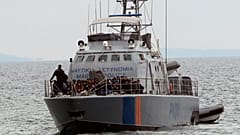 Akdeniz'de devriye gezen güvenlik botu