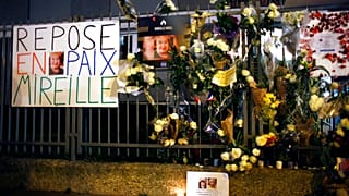 Gedenkstätte für Mireille Knoll in Frankreich