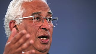 Portugal's Prime Minister Antonio Costa speaks during a media conference at an EU summit in May.
