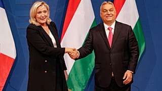 ملاقات مارین لوپن و ویکتور اوربان در بوداپست