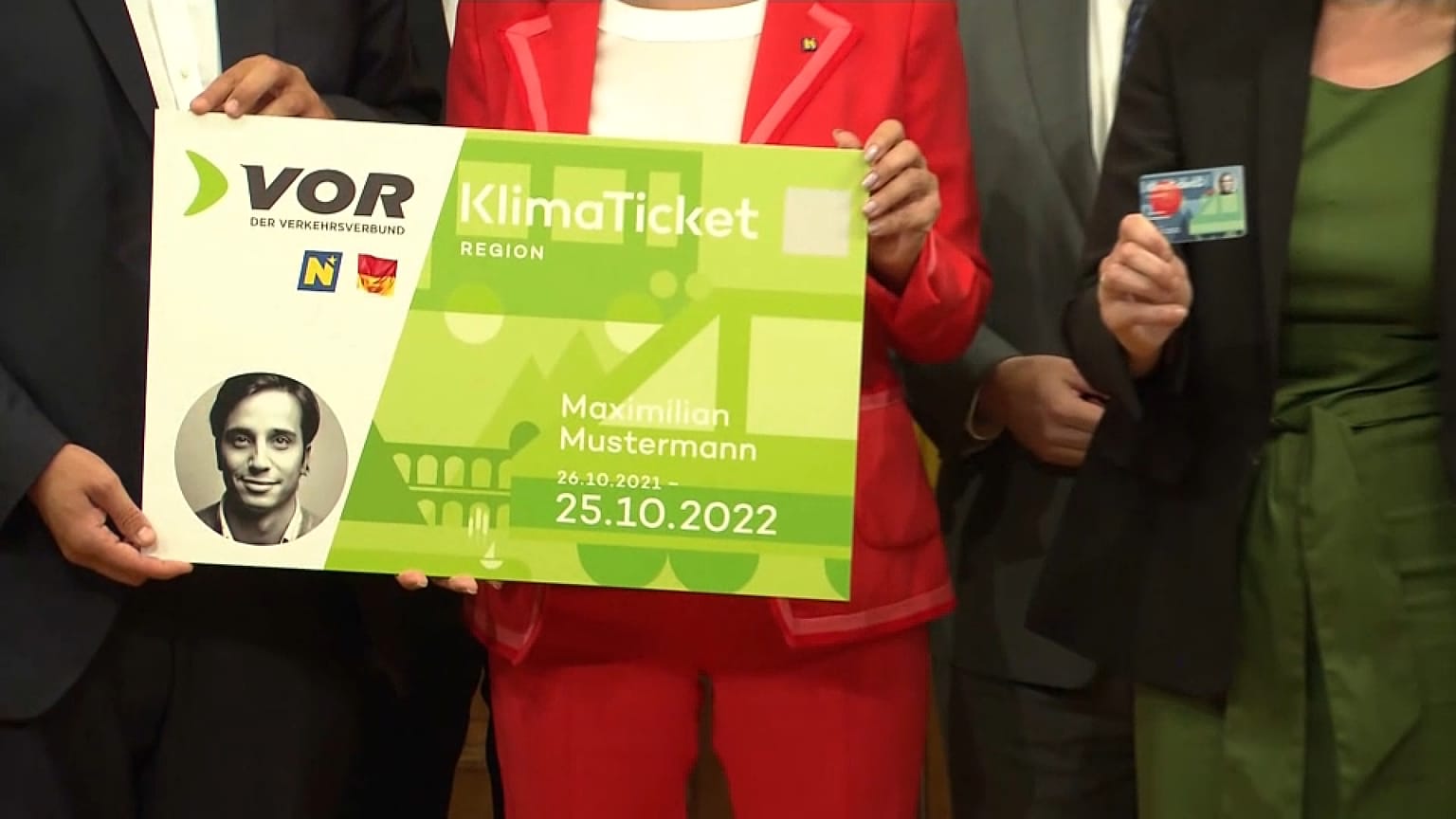 Präsentation des Klimatickets in Österreich