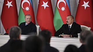 Cumhurbaşkanı Recep Tayyip Erdoğan ve Azerbaycan Cumhurbaşkanı İlham Alliyev