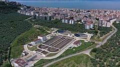 Bursa'da biyolojik su arıtma tesisi