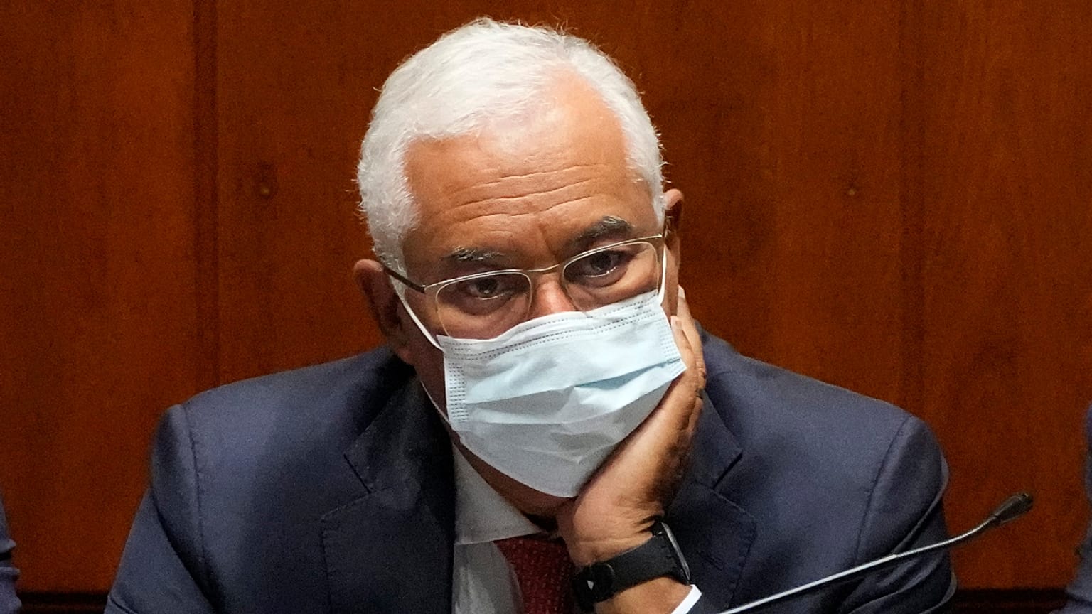 O primeiro-ministro durante o debate do Orçamento do Estado de 2022