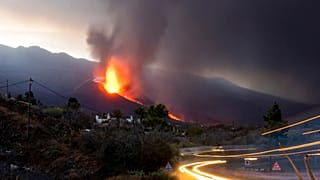 Volcán Cumbre Vieja en La Palma (España)
