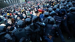 Уличные протесты в России в январе 2021 года. Архивное фото