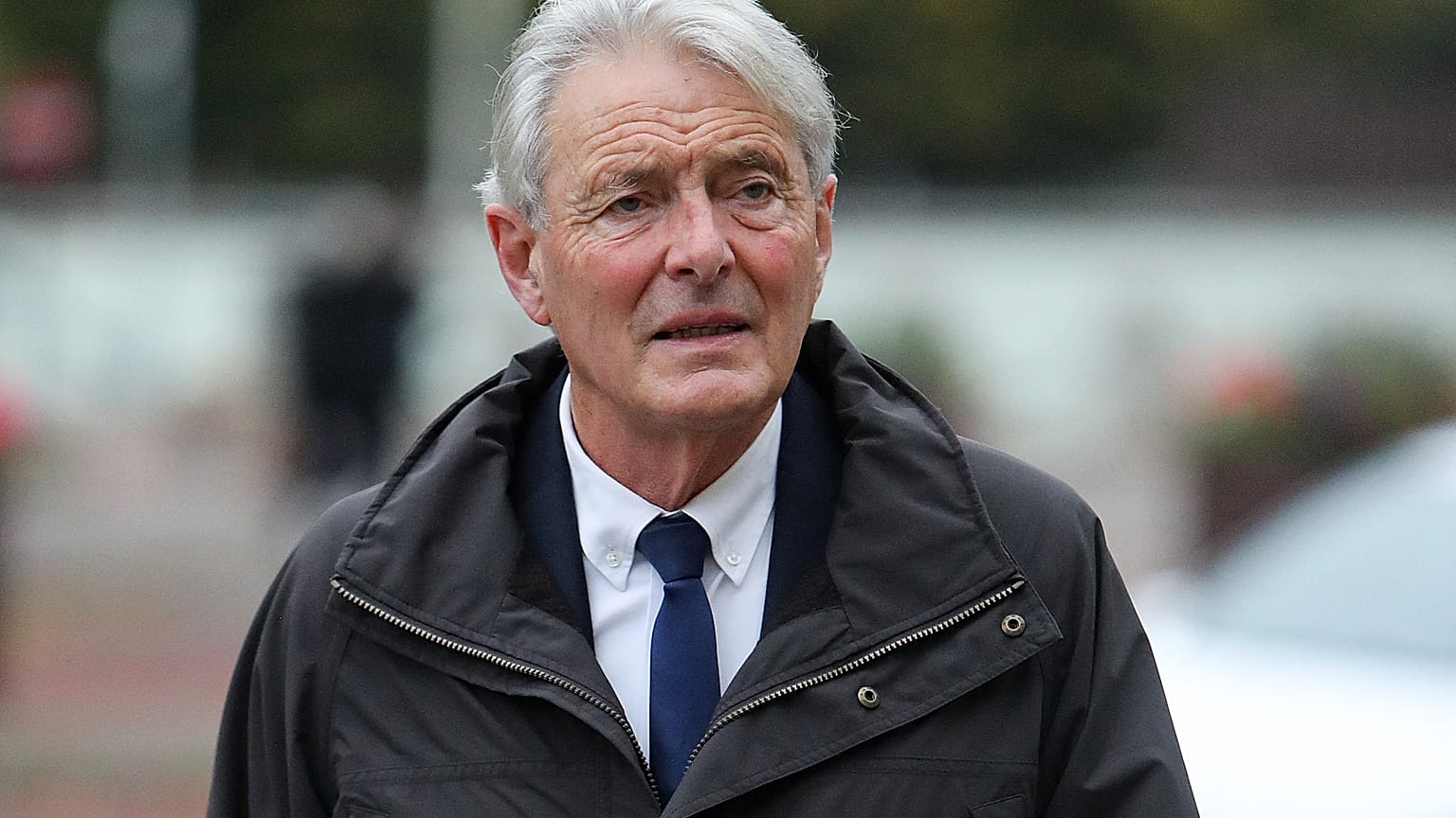 David Henderson arrives at the Cardiff Crown Court on October 18, 2021