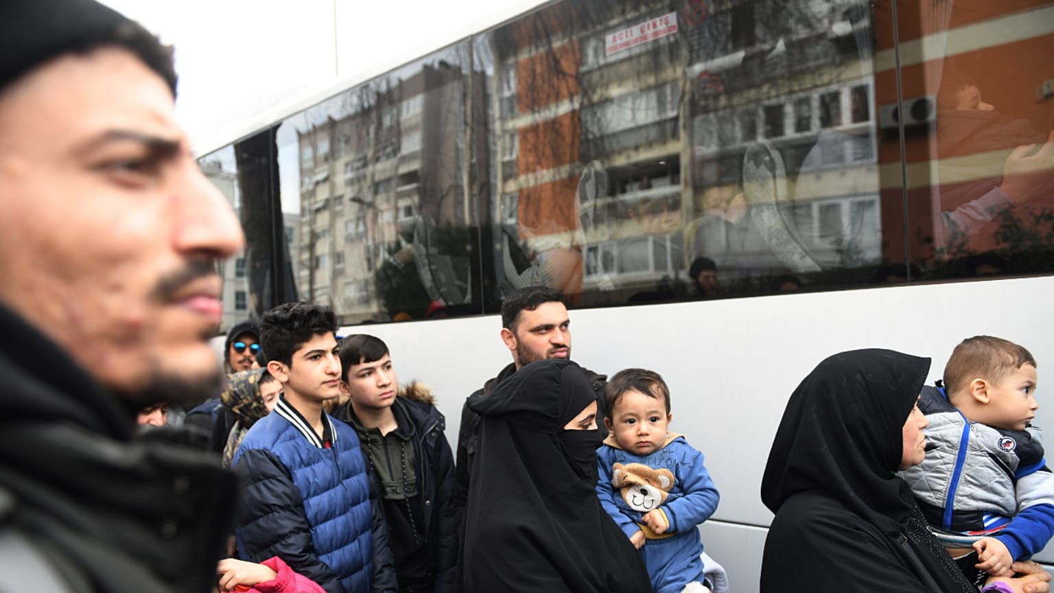 صورة أرشيفية للاجئين سوريين في تركيا