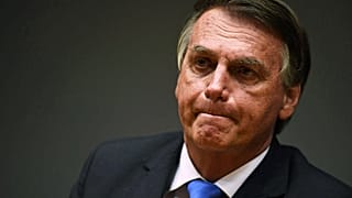 Jair Bolsonaro à Brasilia (Brésil), le 22 octobre 2021