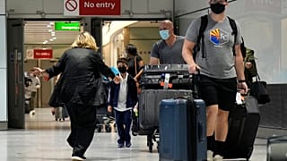 Arrivals at Heathrow Airport. The UK has been shortening its red list for months.