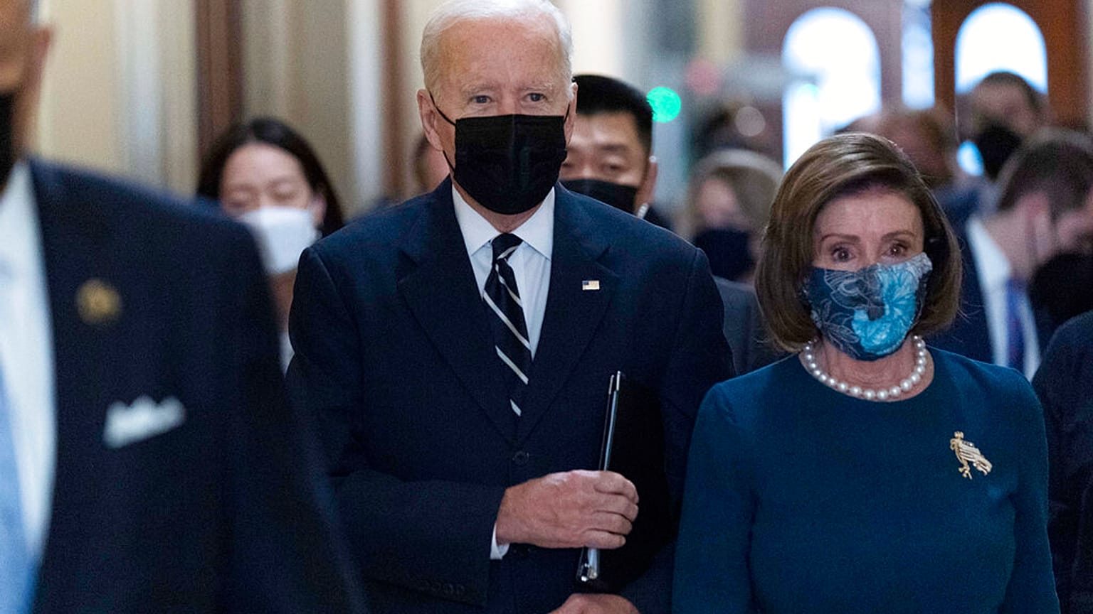 ABD Başkanı Joe Biden ve Temsilciler Meclisi Başkanı Nancy Pelosi