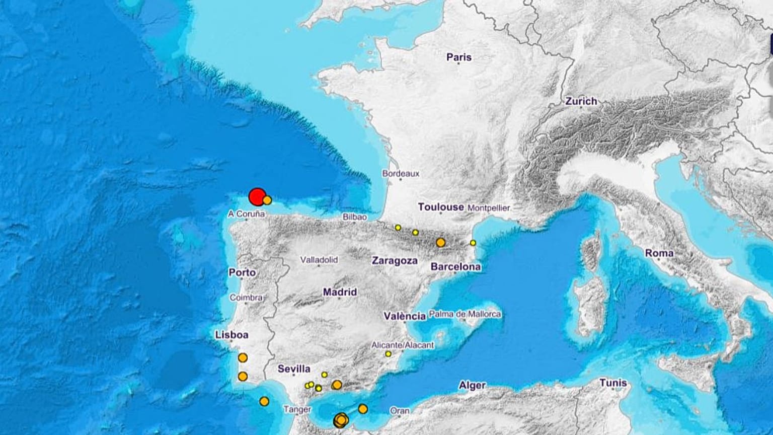 El terremoto sacudió el Cantábrico esta mañana con una intensidad poco habitual en esta zona