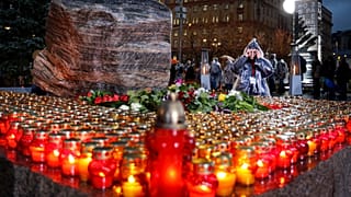 Акция "Возвращение имён" у Соловецкого камня в Москве 29 октября 2019