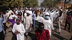 Manifestation à Khartoum (Soudan), vendredi 29 octobre 2021