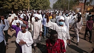 Manifestation à Khartoum (Soudan), vendredi 29 octobre 2021