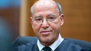 Gregor Gysi beim Prozess gegen IS-Heimkehrerin Kim Teresa A. in Frankfurt